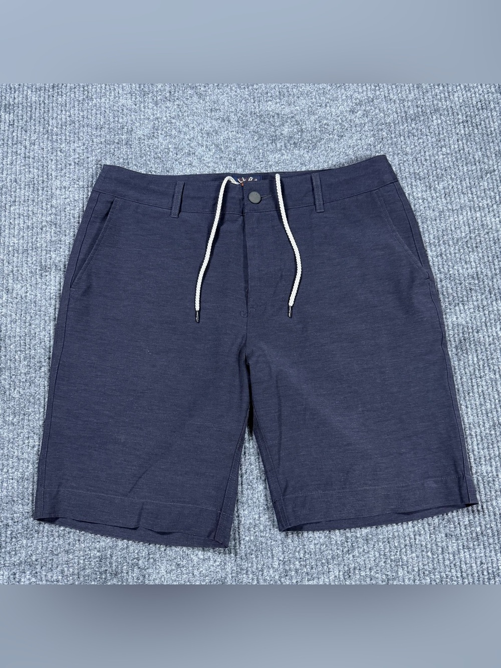 Faherty All Day Shorts Men 32 Gray 9 in Inseam Casual Stretch Hybrid Chino Golf